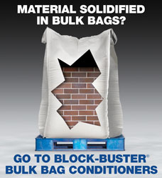 Material Solidified in Bulk Bags? See Block-Buster Bulk Bag Conditioners