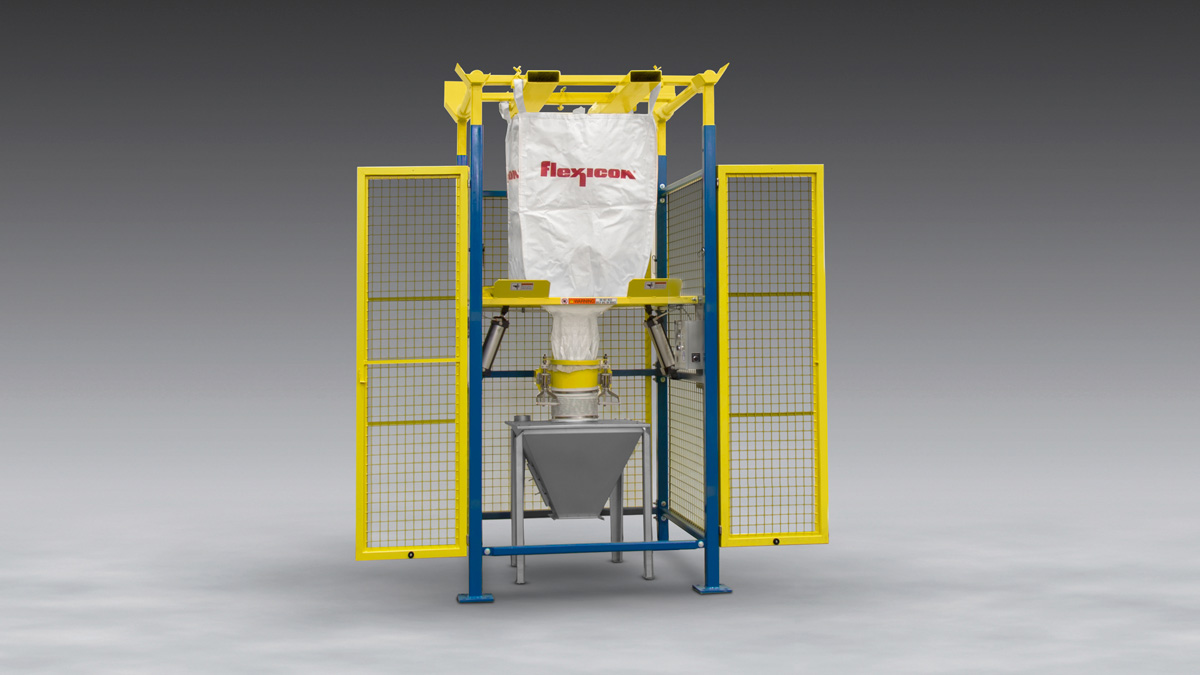 IEDCO's Bag Cutter/Discharger Makes Bag Handling Safe And Simple