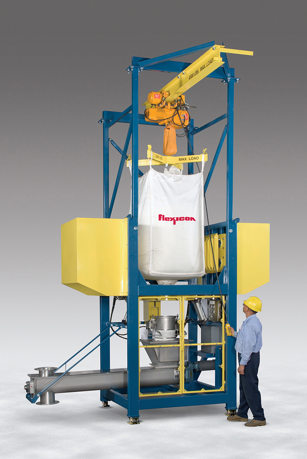 Bulk Bag Conditioner-Unloader System For Mining Applications