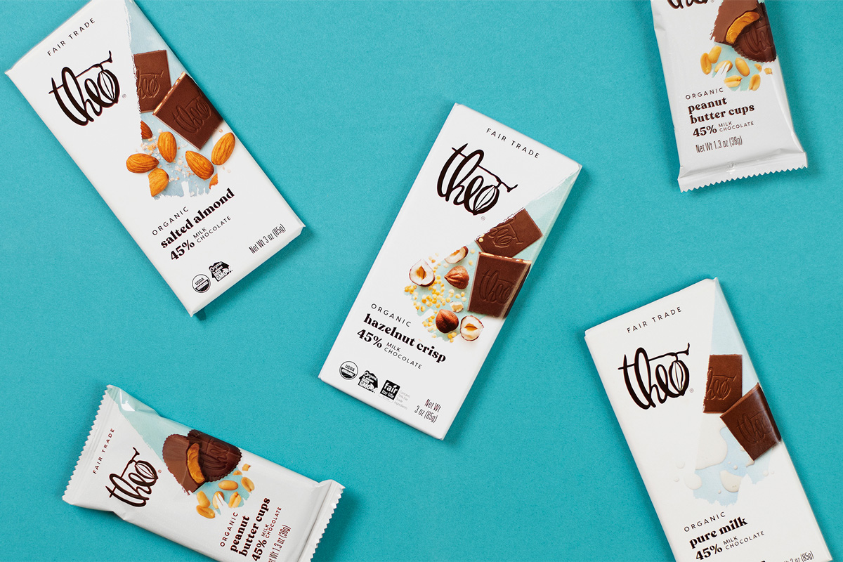 Theo's fine chocolate products