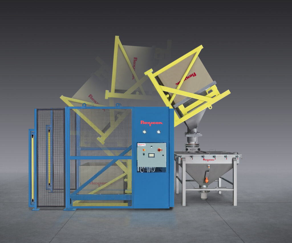 Box Dumper with Laser Safety Curtain
